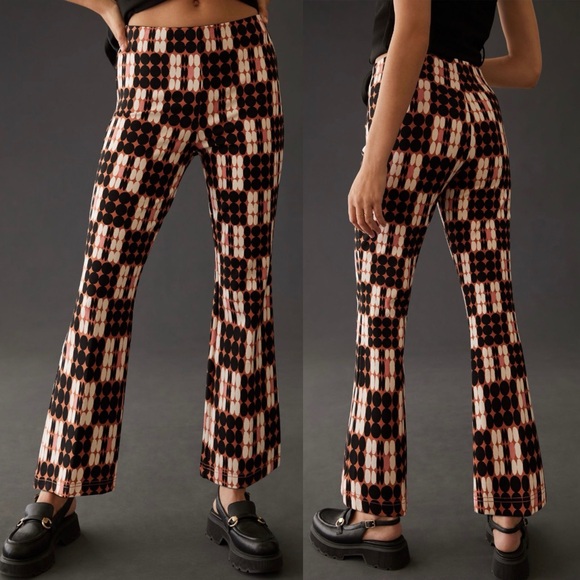 Anthropologie Pants - Anthropologie Maeve The Margot Kick-Flare Crop Pants